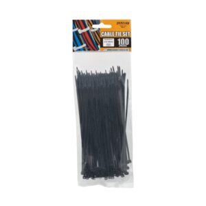 coliere plastic 150x25 mm negre 100buc handy