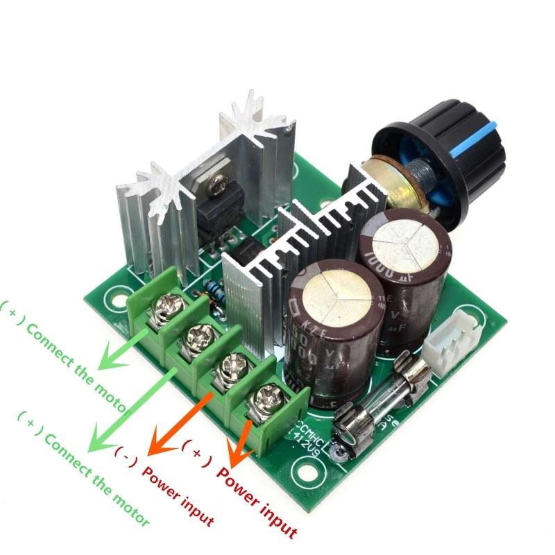 controler de viteza a motorului 400w 12 24 36vdc 10a driver pwm 10a 1