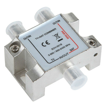 dispozitiv pentru combinat semnal antena tv satelit