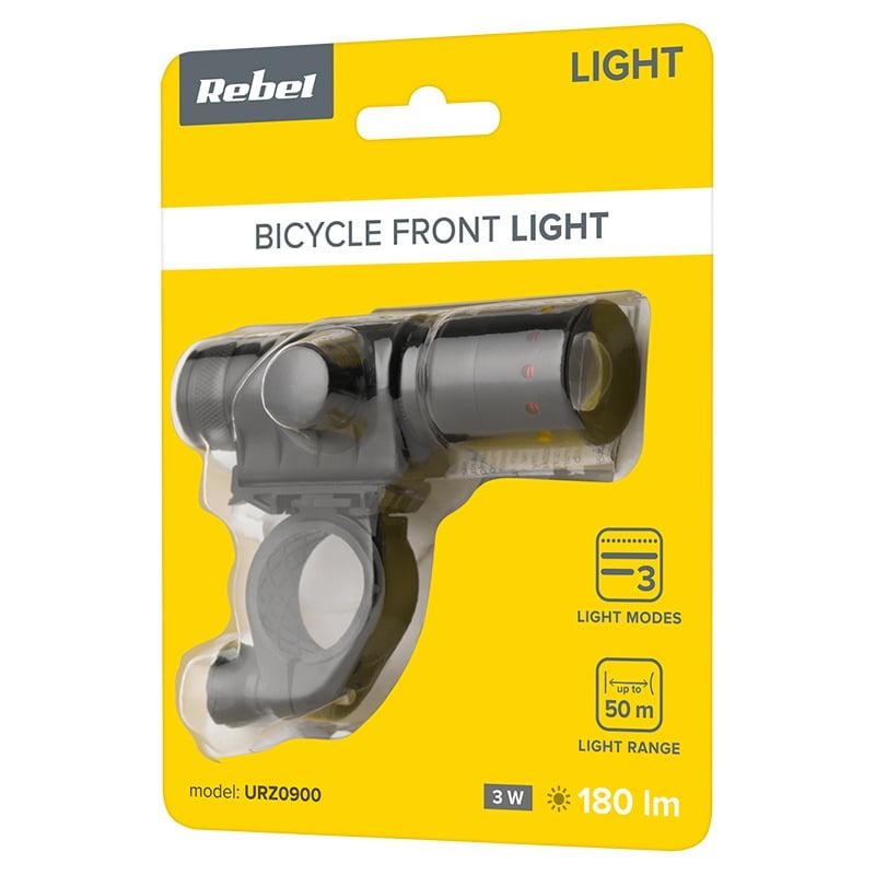 far-bicicleta-led-3w-180lm-50m-3x-aaa-rebel