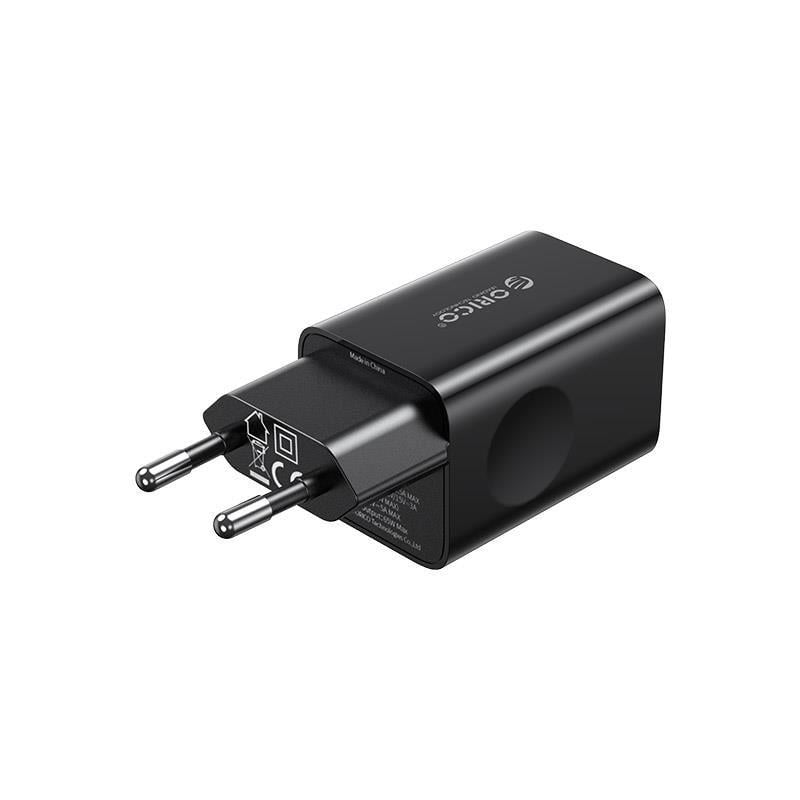 incarcator retea orico pt30 c usb type c 30w negru pt30 c eu bk 2
