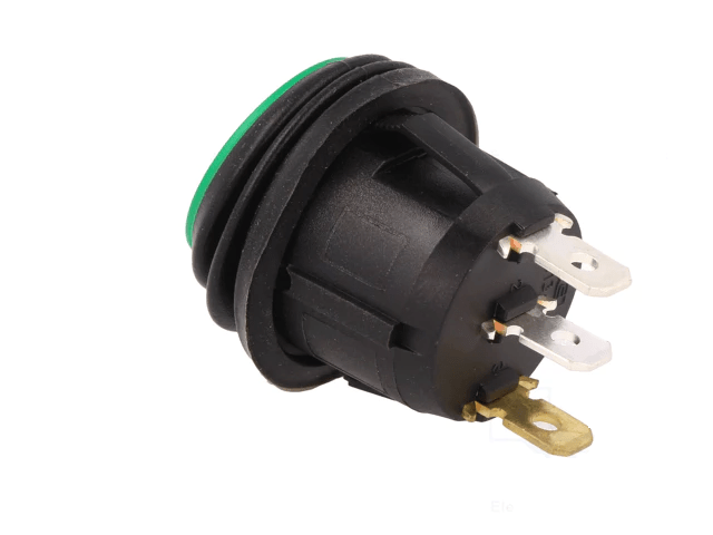 intrerupator-rocker-spst-2-pozitii-off-on-cu-retinere-20a-14vdc-led-verde-ip65-sci-r13-112b8-02-bbg