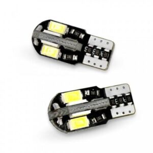 led smd de pozitie canbus t10 5ww 12v 3w 240lm set 2buc can113 carguard