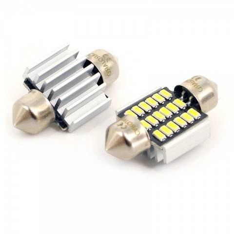led sofit 31mm canbus plafoniera numar de inmatriculare 12v 2w 170lm can116 set 2buc carguard 3