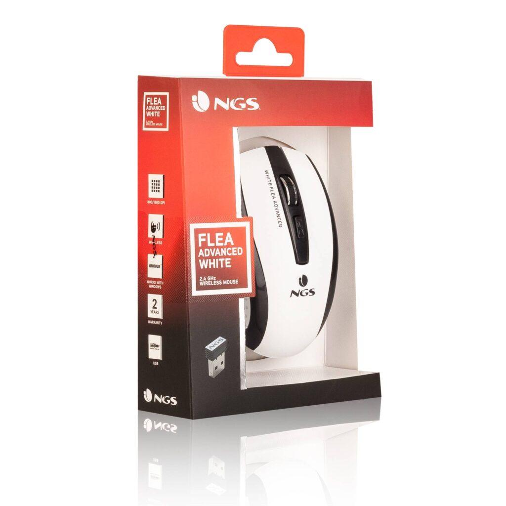 mouse wireless flea advanced alb 800 1600dpi ngs 6