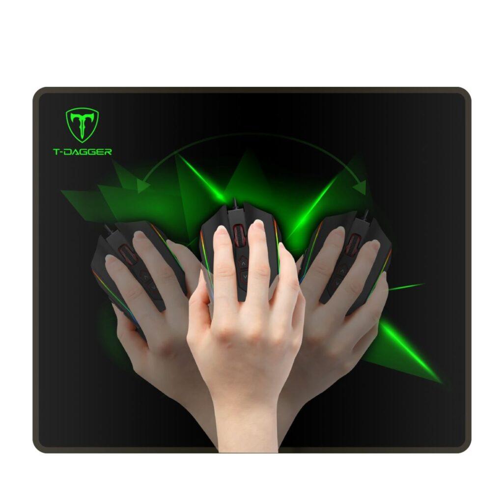mousepad gaming t dagger geometry marime m 360x300x3 mm t tmp201 3