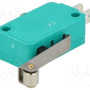ms 3 comutator micro 1 pol 250v 10a cu rola pe brat lung