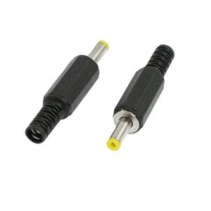mufa dc tata cu protector de cablu pin 9mm 17x4mm