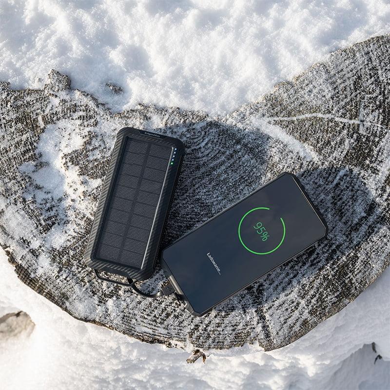 power bank 10000mah li pol solar qi incarcare wireless 5w krugermatz km0910 6