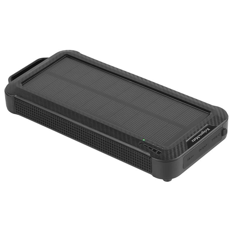 power bank 10000mah li pol solar qi incarcare wireless 5w krugermatz km0910