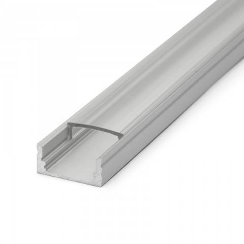 profil u din aluminiu pentru benzi led 1000x17x8mm phenom 2