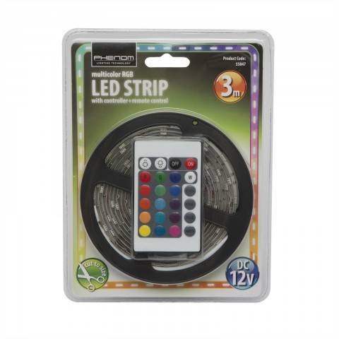 set banda led 3m rgb ip65 phenom 2