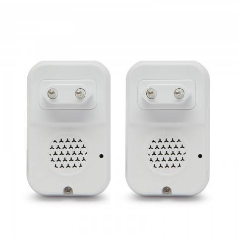 sonerie fara fir cu 2 receptoare alimentare 230v 100m delight 1