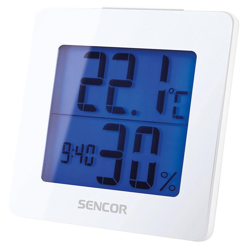 statie-meteo-afisaj-lcd-temperatura-si-umiditate-ceas-cu-alarma-calendar-alb-sencor-sws-1500-w