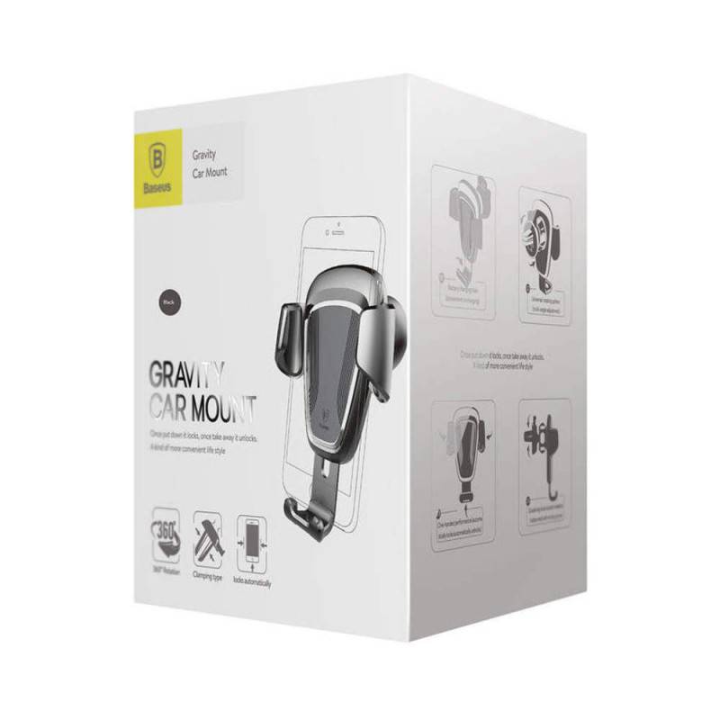 suport baseus gravity argintiu 1