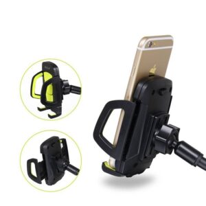 suport telefon negru auto cu montare pe geam golf ch07