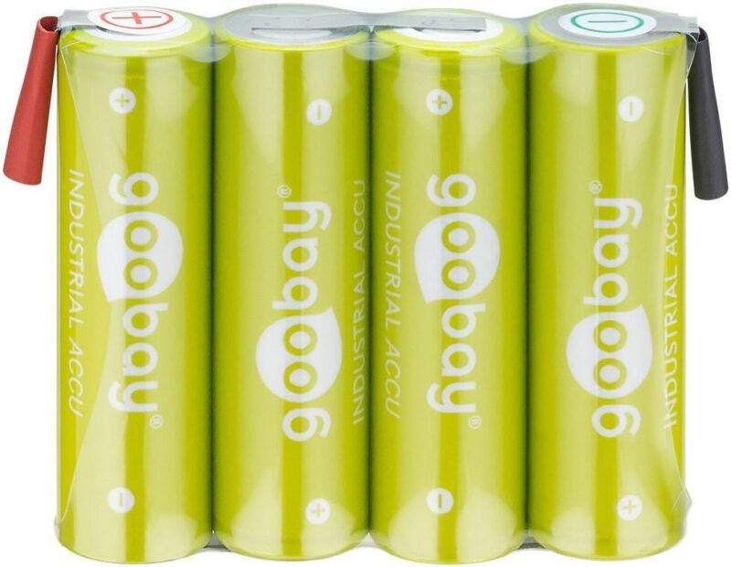 Acumulator 4x AA R6 2100mAh 4.8V NiMH cu descarcare automata scazuta gata de utilizare 55580 Goobay