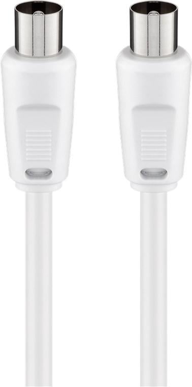Cablu Coaxial Tv Antena 5m Tata Tata 75 Ohm 70db Dublu Ecranat Ccs Alb 68149 Goobay