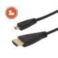 Cablu micro HDMI - HDMI 3m 1080p 10.2Gbps 30AWG placat cu aur Delight 20425