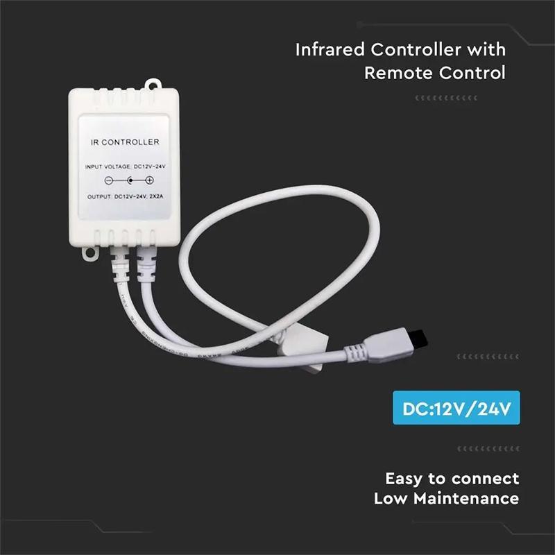 Controller Banda Led 3in1 Rgb 24 Butoane V Tac Sku 2901