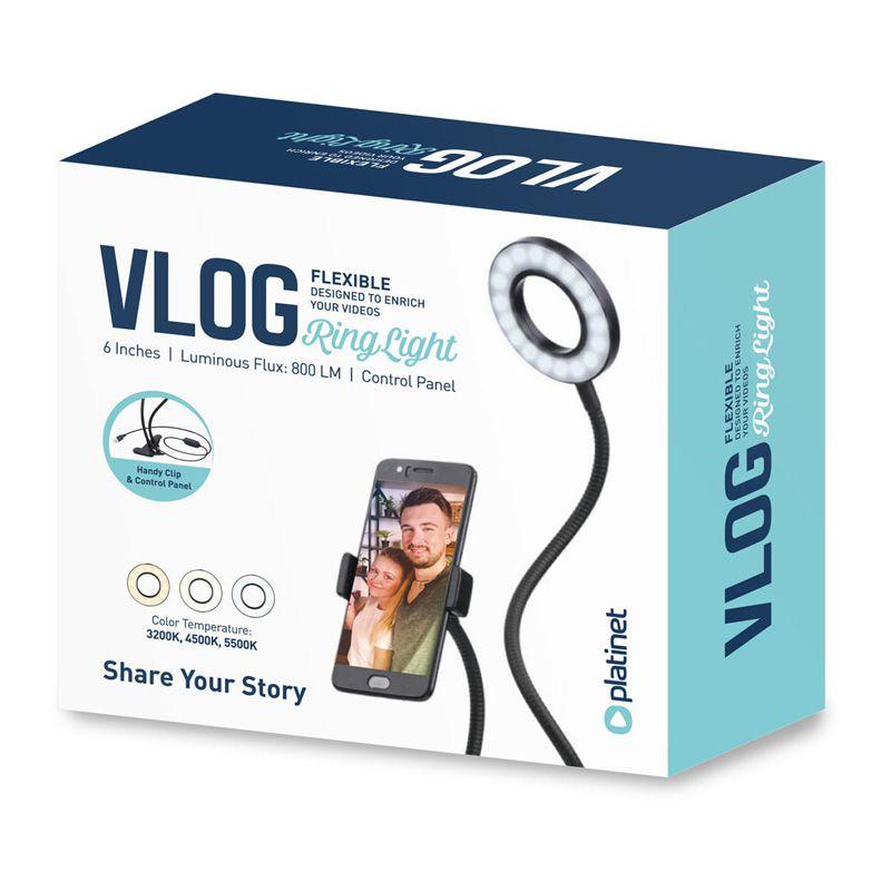 Kit Vlog 24 Led 3 Inch 4w Platinet