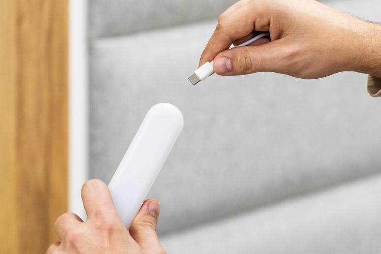 Lampa Led 15w 90lm 3000k 4000k 6000k Rotativa Senzor Miscare Acumulator 800mah Rebel Zar0549