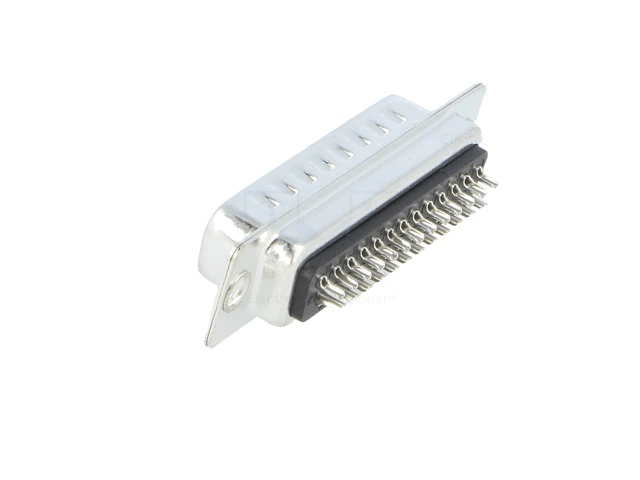 Mufa D Sub 25 Pini Tata Pe Cablu Lipire Contacte Bronz Fosfor Adam Tech Db25 Pd