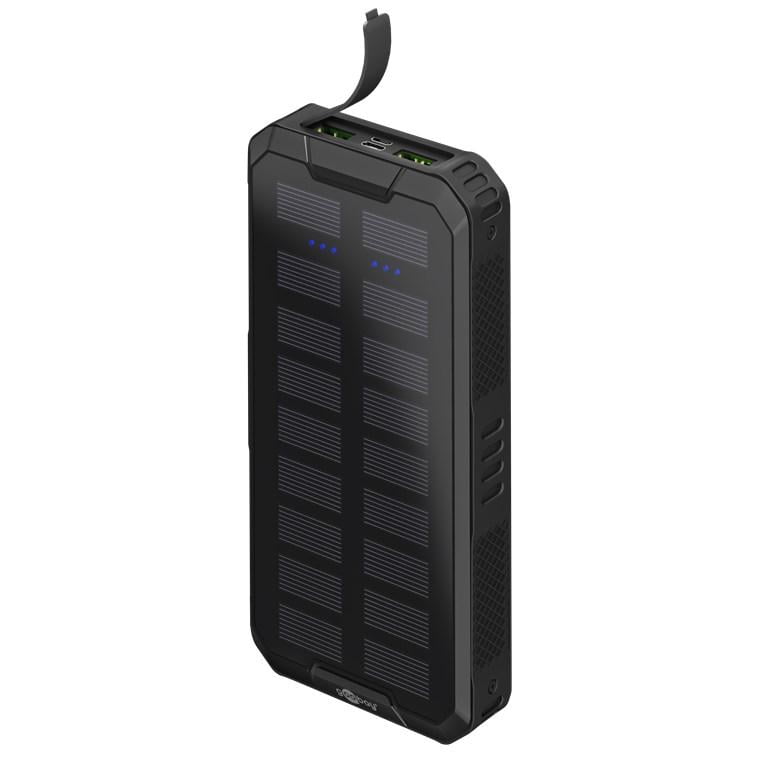 Power Bank Solar 20000mah Usb Type C Fast Charge Pd Qc30 53934 Goobay