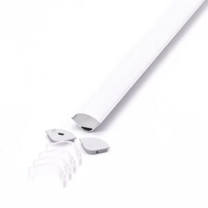 Profil aluminiu unghi 90 grade 2m MAT V-TAC SKU-3363