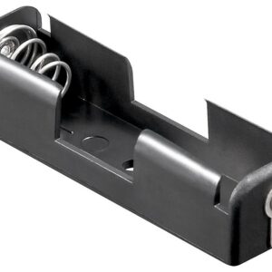 Suport baterie 1x AA R6 cu lamela pentru lipire negru 11489 Goobay