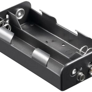 Suport baterie 4x C R14 cu conector 9V negru 11457 Goobay
