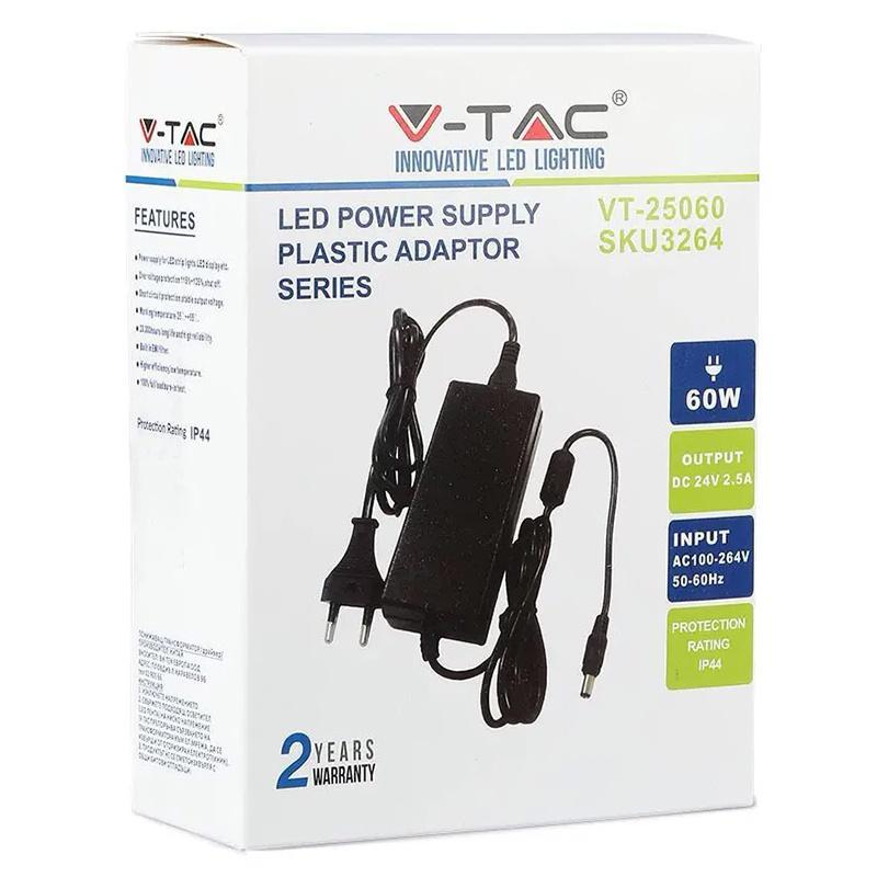 Sursa Alimentare Smps Slim 24v 25a 60w V Tac Sku 3264