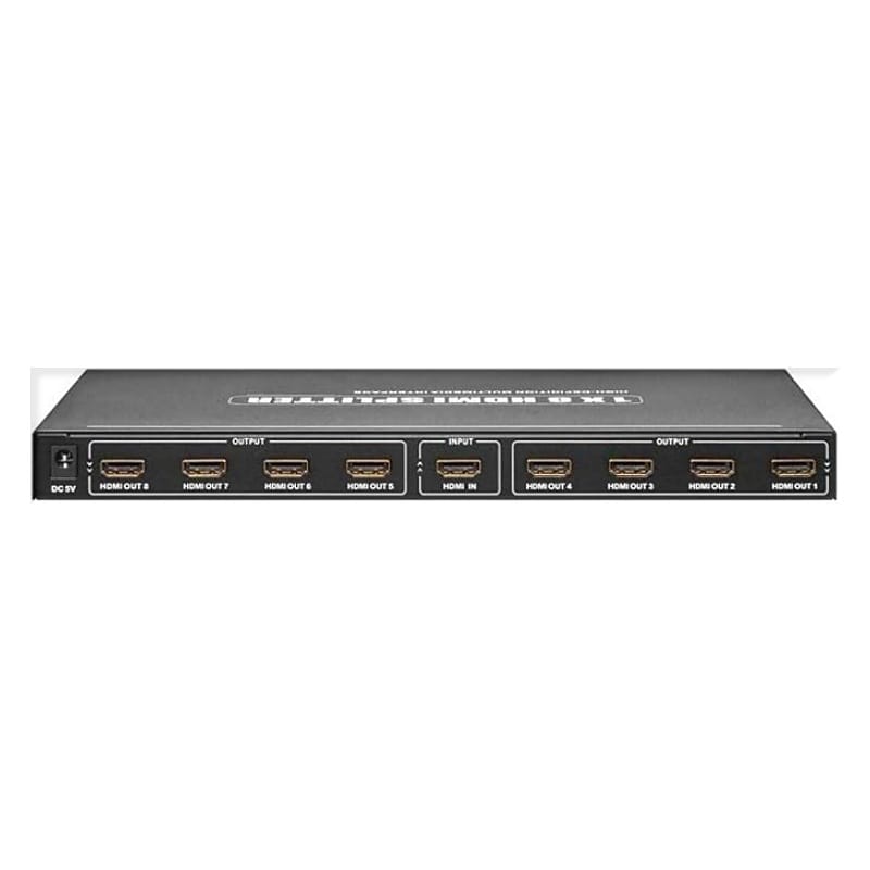 Splitter 1x HDMI intrare - 8x HDMI iesire 1920x1080/60Hz 1 Splitter 1x Hdmi Intrare 8x Hdmi Iesire 1920x1080:60hz