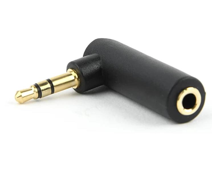 Adaptor Audio Jack 35 Mm Stereo Tata In Unghi Jack 35 Mm Mama Stereo Gembird A 35m 35fl