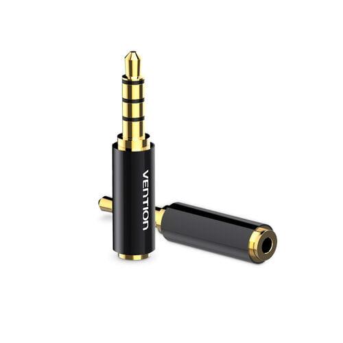 Adaptor Jack 25 Mm Mama 4 Pini Jack 35 Mm Mufa Tata 4 Pini Metal Aurit Vention Bfbb0