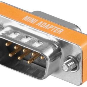 Adaptor Null Modem D-SUB RS232 tata 9 pini - D-SUB RS232 tata 9 pini Goobay 50687