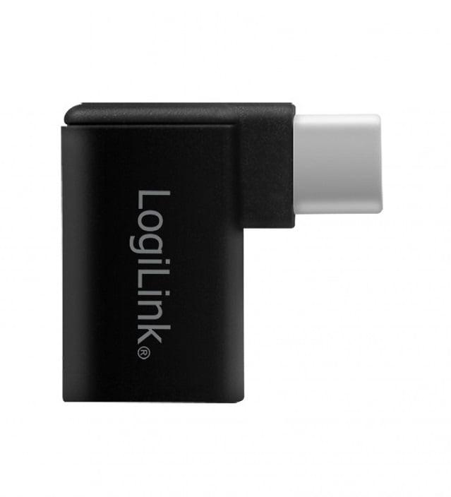 Adaptor Usb 32 A Mama Usb Type C Tata In Unghi 90 Grade Logilink Au0055