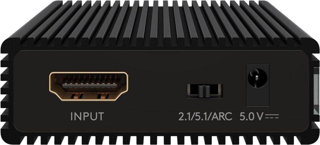 Audio Extractor Ultra Hd 4k 60hz V20 Hdmi Hdmi Toslink 35 Mm Audio Casti Goobay 58477