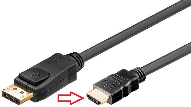 Cablu Displayport La Hdmi 3m 1080p Contacte Aurite