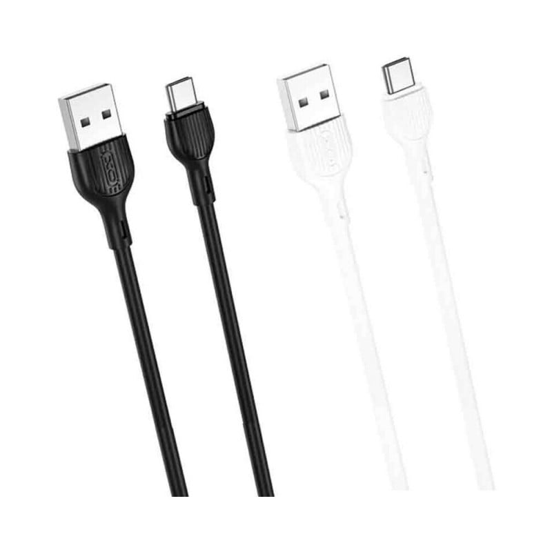 Cablu Usb Type C Usb 2m 2a Alb Xo Nb200c Wh