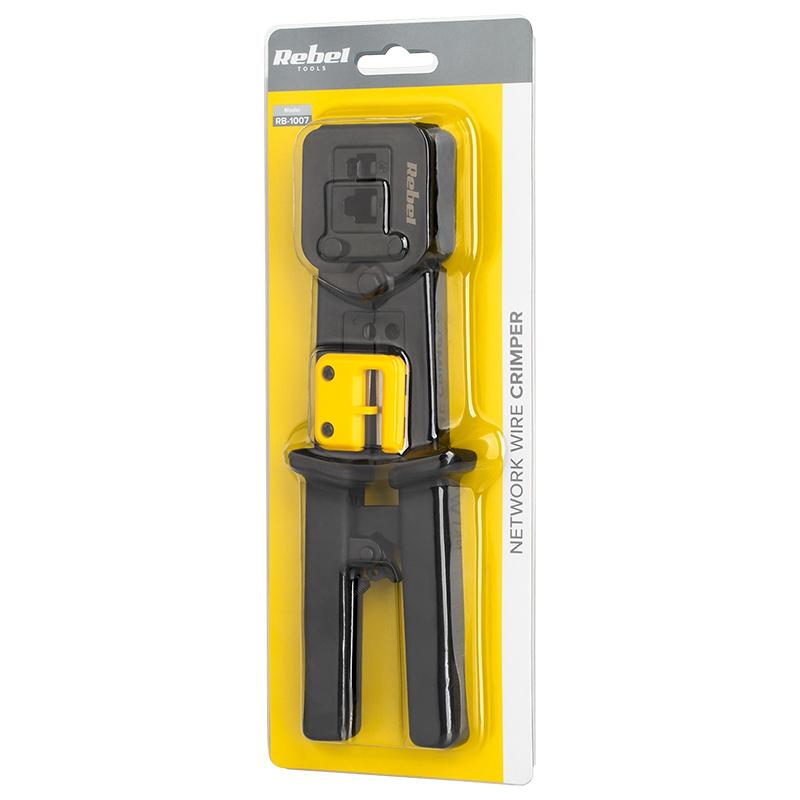 Cleste Sertizare Rj45 Rj12 Rj11 Rj 6p Rj 8p Cutit Pentru Dezizolare Rebel Rb 1007