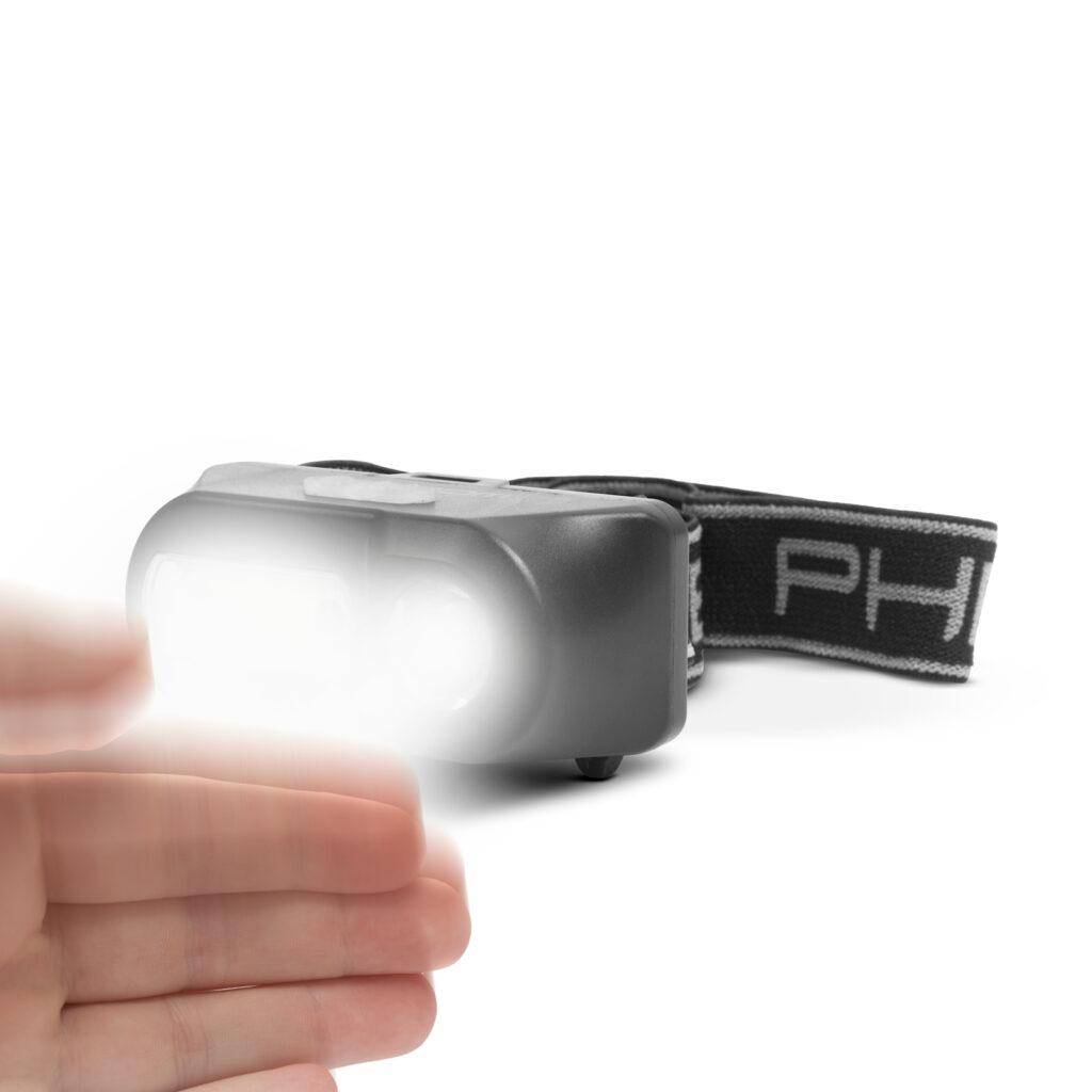 Lanterna Led Cob Xpe 3w 120lm Cu Senzor De Miscare Acumulator Ip54 Phenom