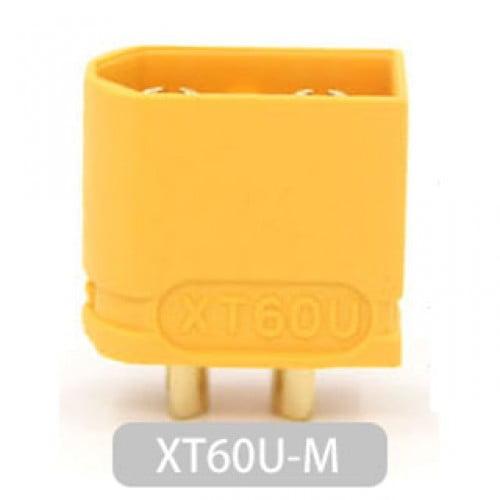 Mufa Alimentare Dc Xt60 Tata 2 Pini Pe Cablu Lipire Galbena Amass Xt60u M