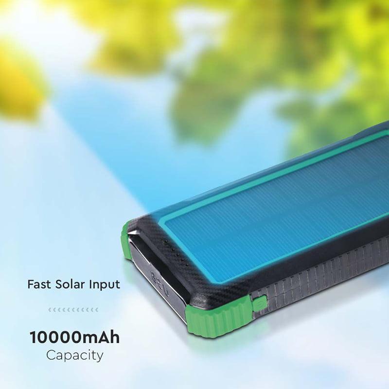 Power Bank 10000mah Cu Incarcare Solara Si Wireless V Tac Sku 7835