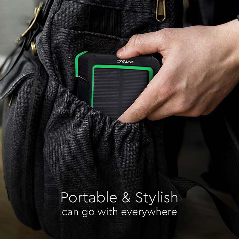 Power Bank 10000mah Cu Incarcare Solara Si Wireless V Tac Sku 7835