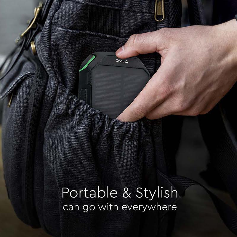 Power Bank 30000mah Wireless Cu Incarcare Solara V Tac Sku 7836