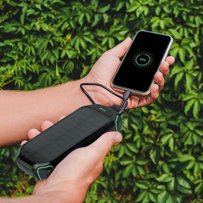 Power Bank 30000mah Wireless Cu Incarcare Solara V Tac Sku 7836