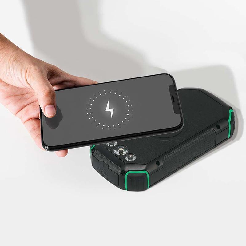 Power Bank 30000mah Wireless Cu Incarcare Solara V Tac Sku 7836