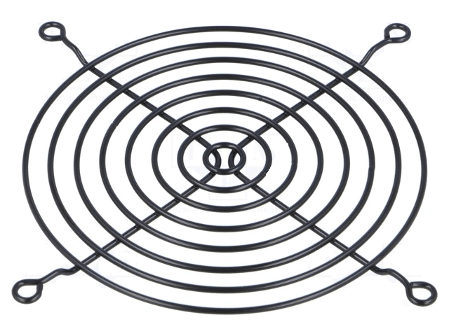 Protectie Ventilator Metal 120x120mm Pentru Surub Negru Tqsolution Fg 12 Bk