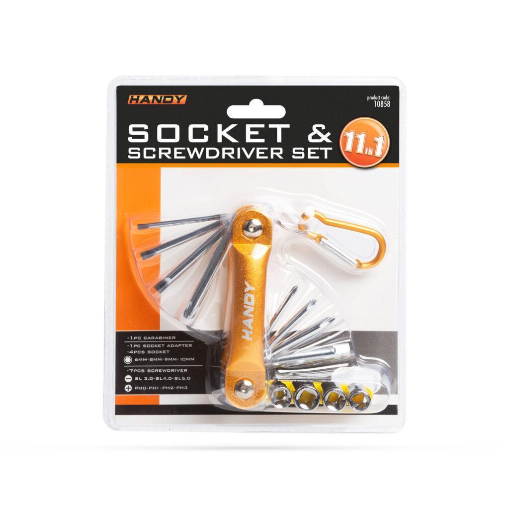 Set 7 Surubelnite Ph0 Ph1 Ph2 Ph3 Sl3 Sl4 Sl5 Si 4 Chei Tubulare 6 8 9 10mm Handy